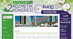 Desktop Screenshot of kozmetikkongresi.com